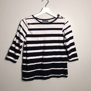 💫 3 for 30 💫 Black and White Striped Top